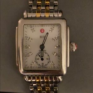 Michele Deco Watch with Extra Band